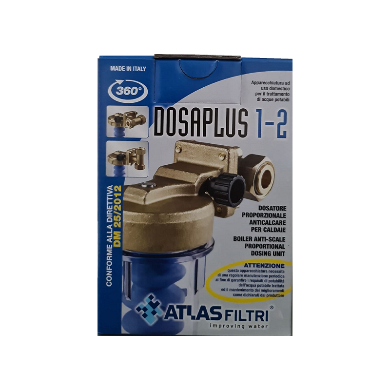 Atlas Filtri - Dosatore Polifosfati mod. DOSAPLUS 1-2 in Polvere da 1/2"