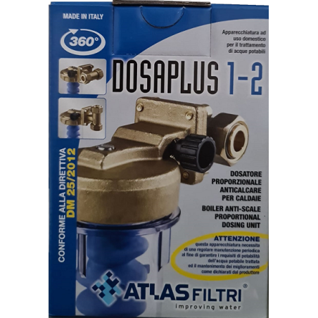 Atlas Filtri - Dosatore Polifosfati mod. DOSAPLUS 1-2 in Polvere da 1/2"