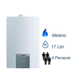 Vaillant Scaldabagno a Gas  turboMAG Plus Low NOx 17 lt MAG 175/1- 5 RT Metano